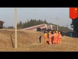 China train accident: 15 injured after passenger train derails in northeast China