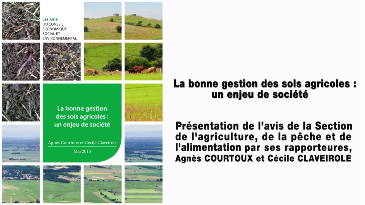 La bonne gestion des sols agricoles : un enjeu de société - cese