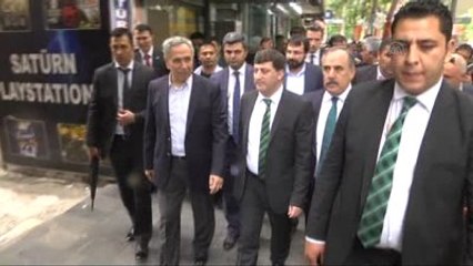 Arınç, Esnaf Ziyaretinde Bulundu