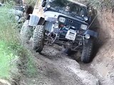 Jeep YJ Off-Roading in Hollister Hills Creekbeds and White Rock Hill