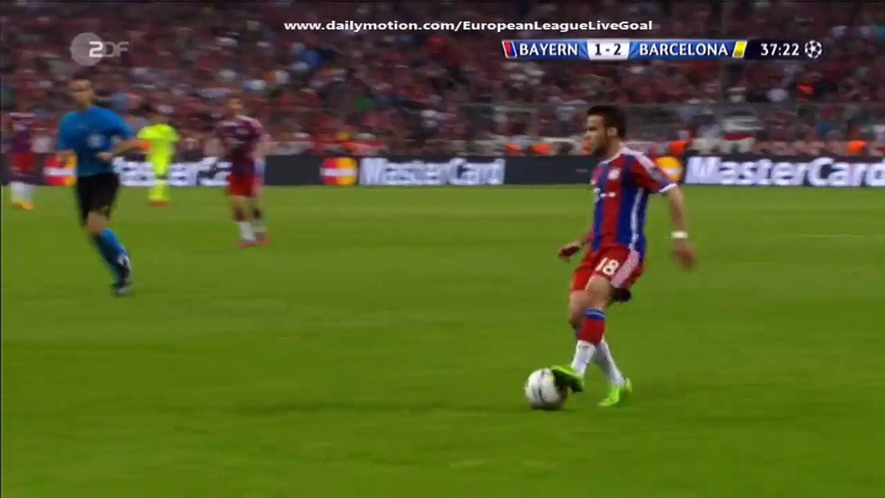 Bastian Schweinsteiger Big chance _ Bayern München - Barcelona 12.05.2015 HD