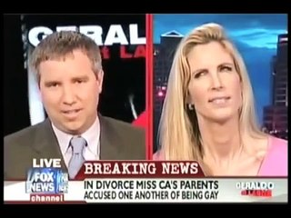 Ann Coulter in Heated Miss California Debate!
