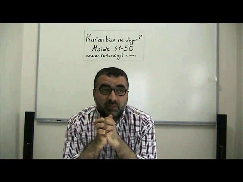 Maide 41-50 Allah'ın indirdikleriyle hükmetmeyenler