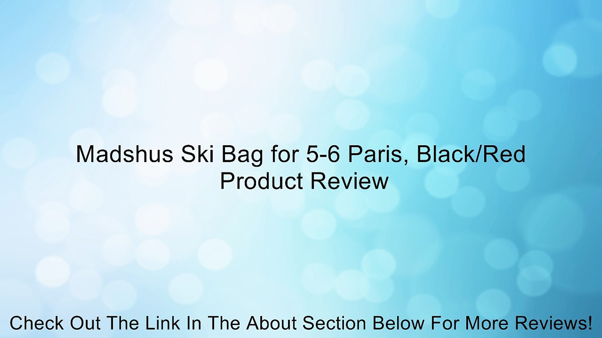 madshus ski bag