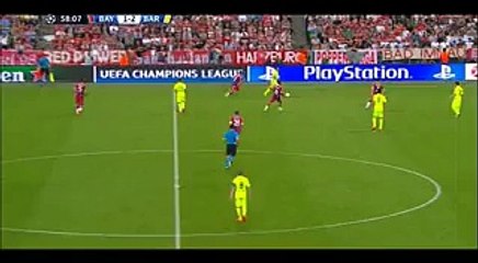 Robert Lewandowski Goal Bayern vs Barcelona 2-2