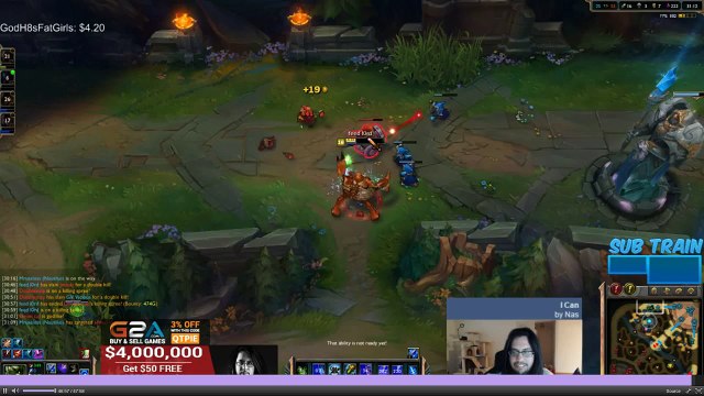 Imaqtpie calme violemment un Rengar - League of Legends