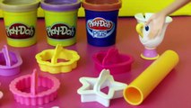 Play Doh Beauty and the Beast Belle Beast Mrs Pots Play-Doh Plus DisneyCarToys