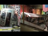 Subway train derailment at Chicago airport station injures 30