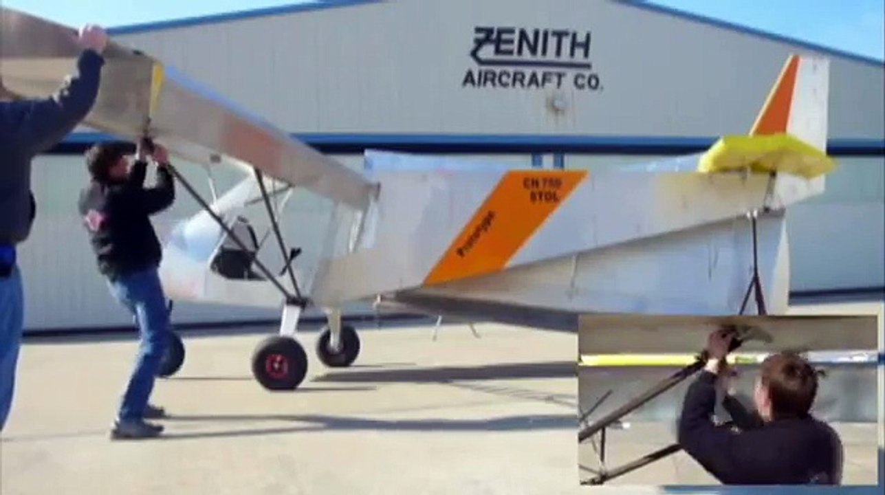 Folding Wings Option for storage and trailering Zenith STOL CH 750