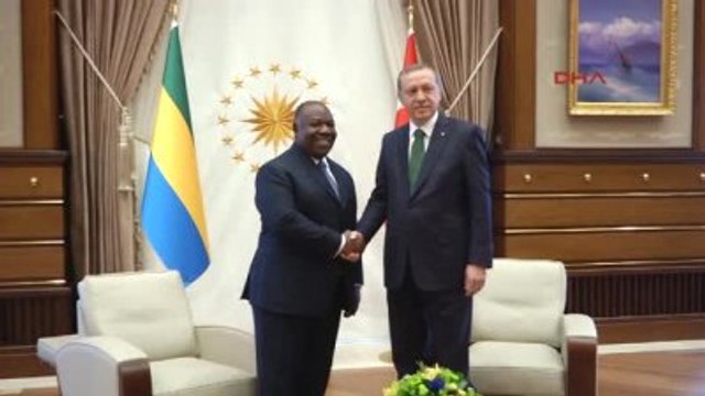 Gabon Cumhurbaşkanı Ali Bongo Ondimba Resmi Törenle Karşılandı -3