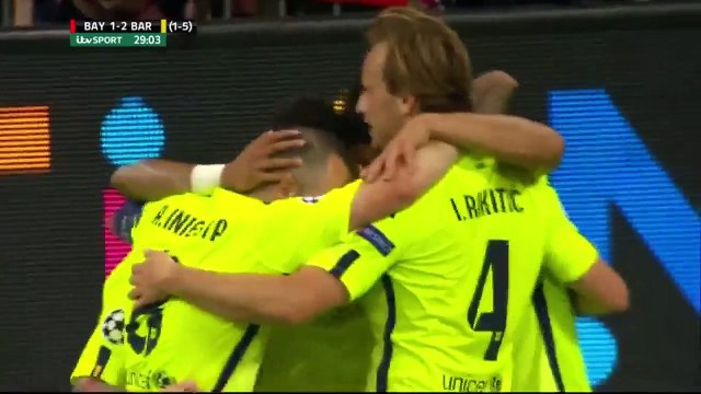 1-2 Neymar Second Goal | FC Bayern Munich vs FC Barcelona 12.05.2015