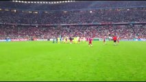 INSIDE THE BAYERN ARENA: FC Barcelona’s pitch celebrations