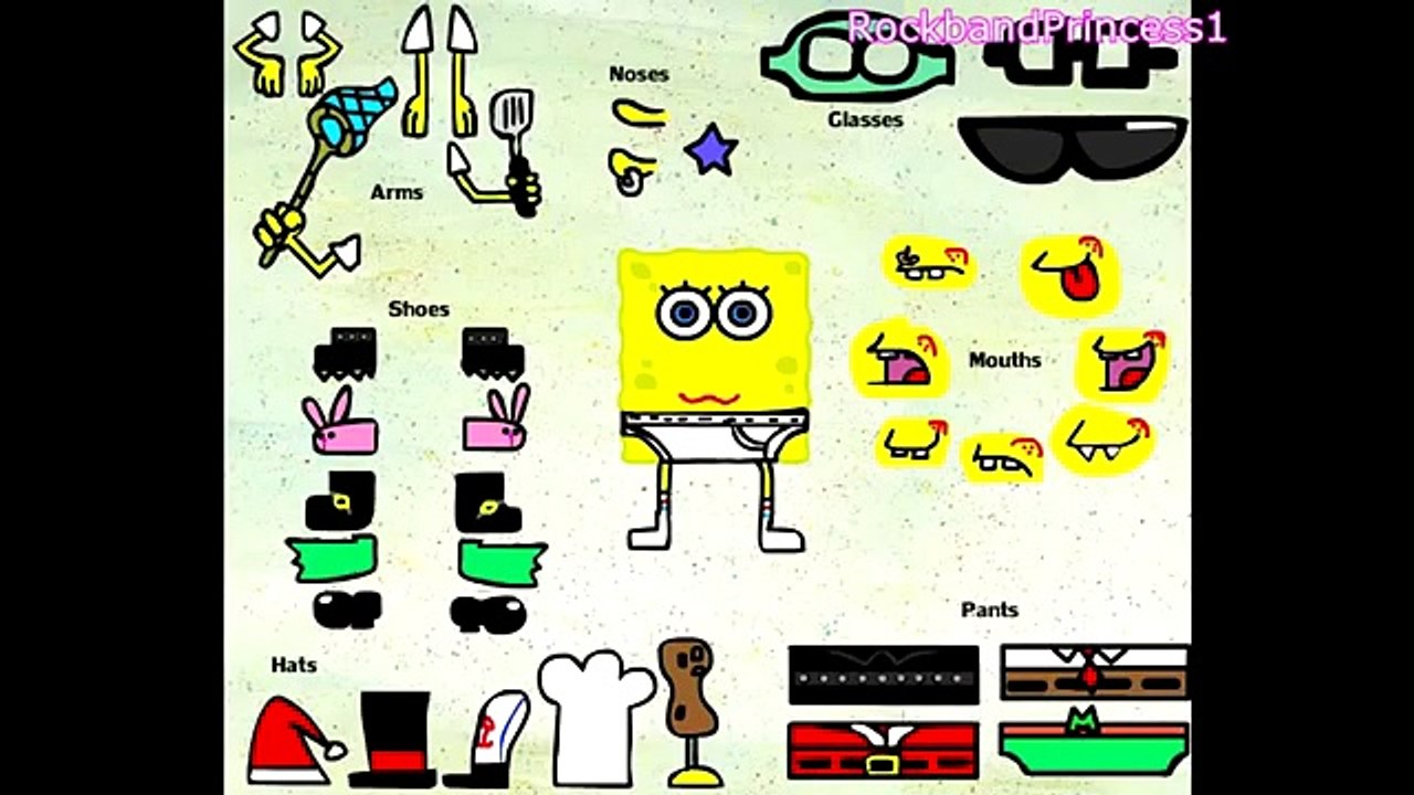 Spongebob Dress Up - Fun Baby and Kids Cartoon Games