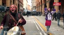 Bologna: scontri durante le proteste contro la laurea a Napolitano