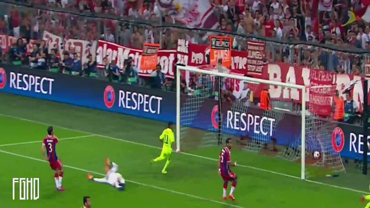 Neymar Amazing Goal HD, Bayern Munich vs Barcelona 1-1, 12/5/2015 Champions League HD