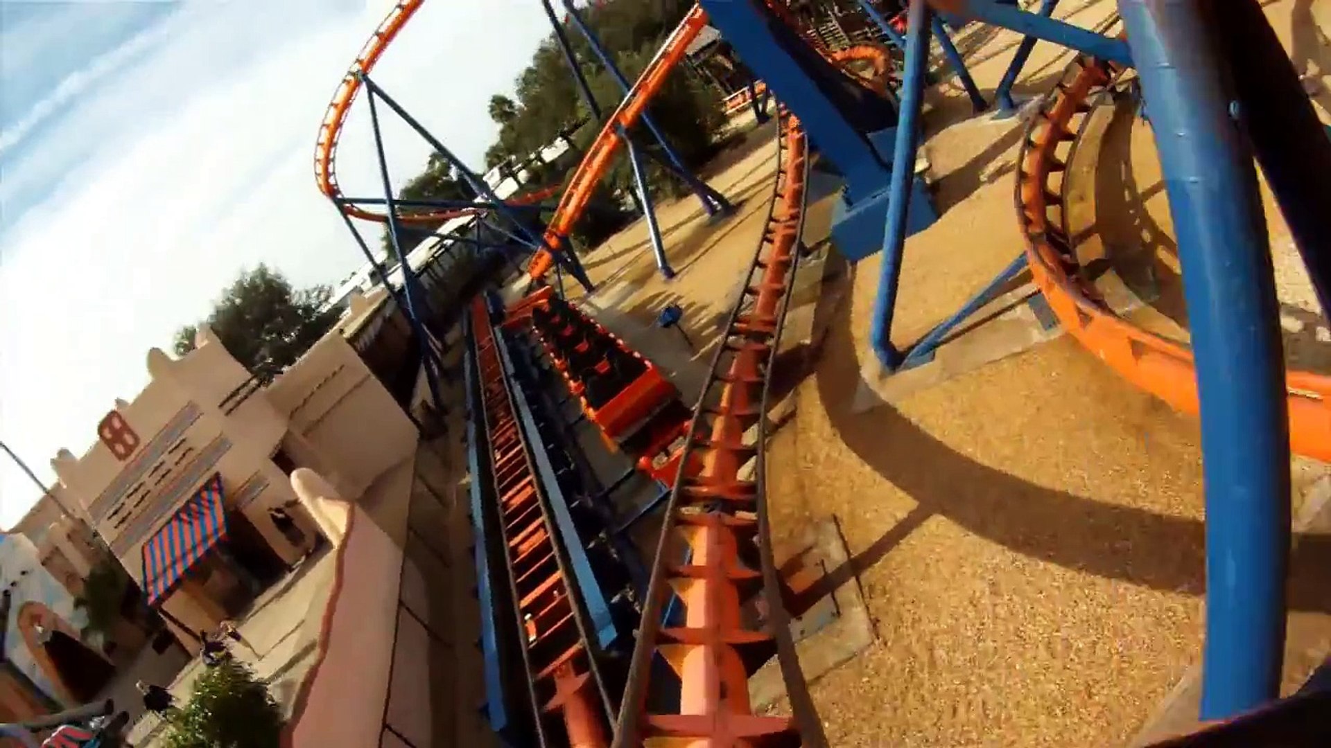 Scorpion Roller Coaster Front Seat Pov Hd 1080p Busch Gardens