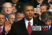 Barack Obama Taking the Oath to Become the 44th President of the United States 1/20/09