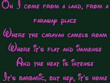 Arabian Nights - Aladdin Lyrics