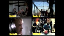 Rocky 1,2,4 and 6 - Training -SPLIT SCREEN- with 