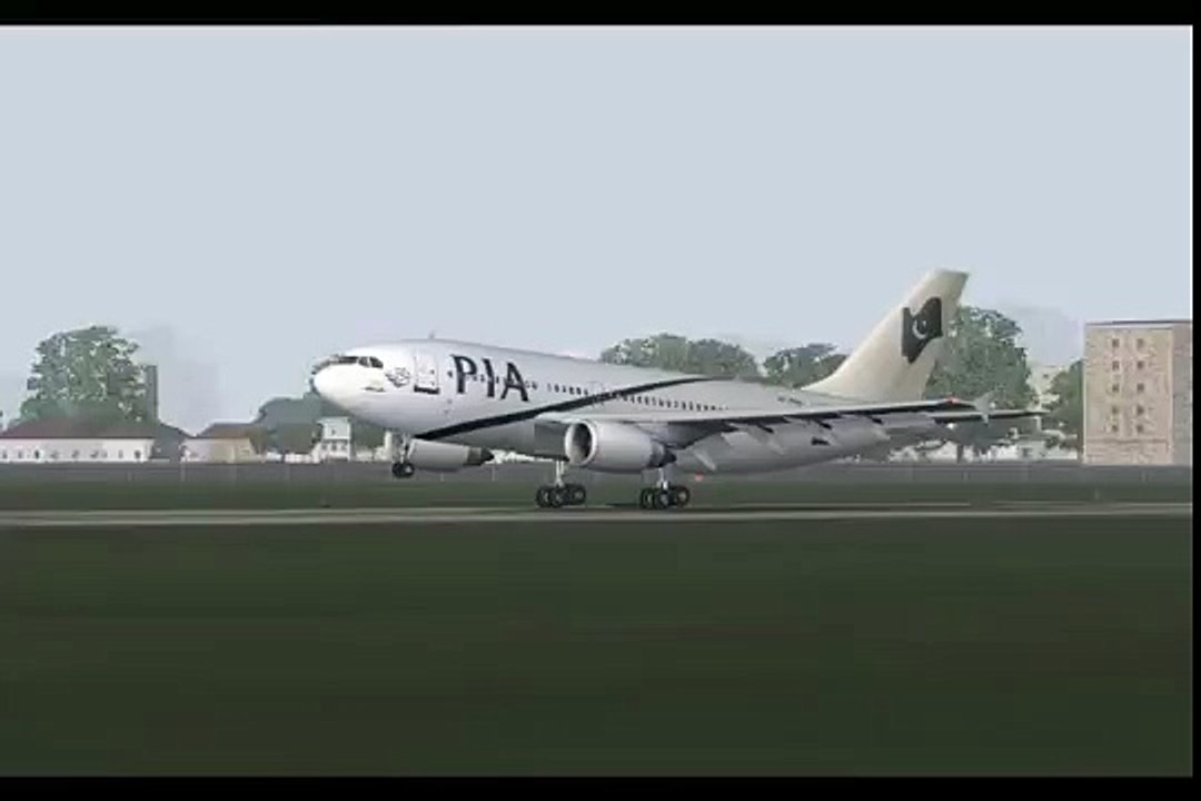 PIA Landing at Leeds Bradford