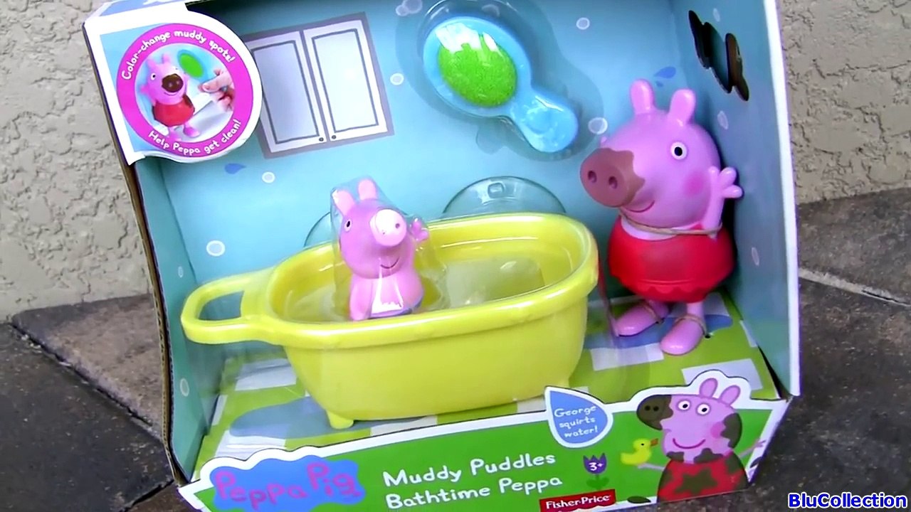 Peppa Pig Bathtime Color Changers Muddy Puddles DC Disney Pixar Cars Sally McQueen by ToyCollector