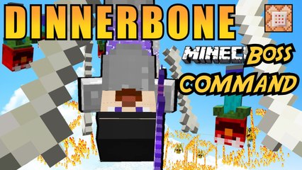 Minecraft Dinnerbone Boss Battle One COMMAND Block Game Play NikNikamTV