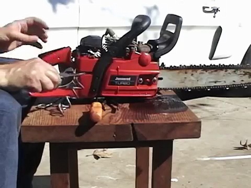 Jonsered Husqvarna fuel line change video Dailymotion