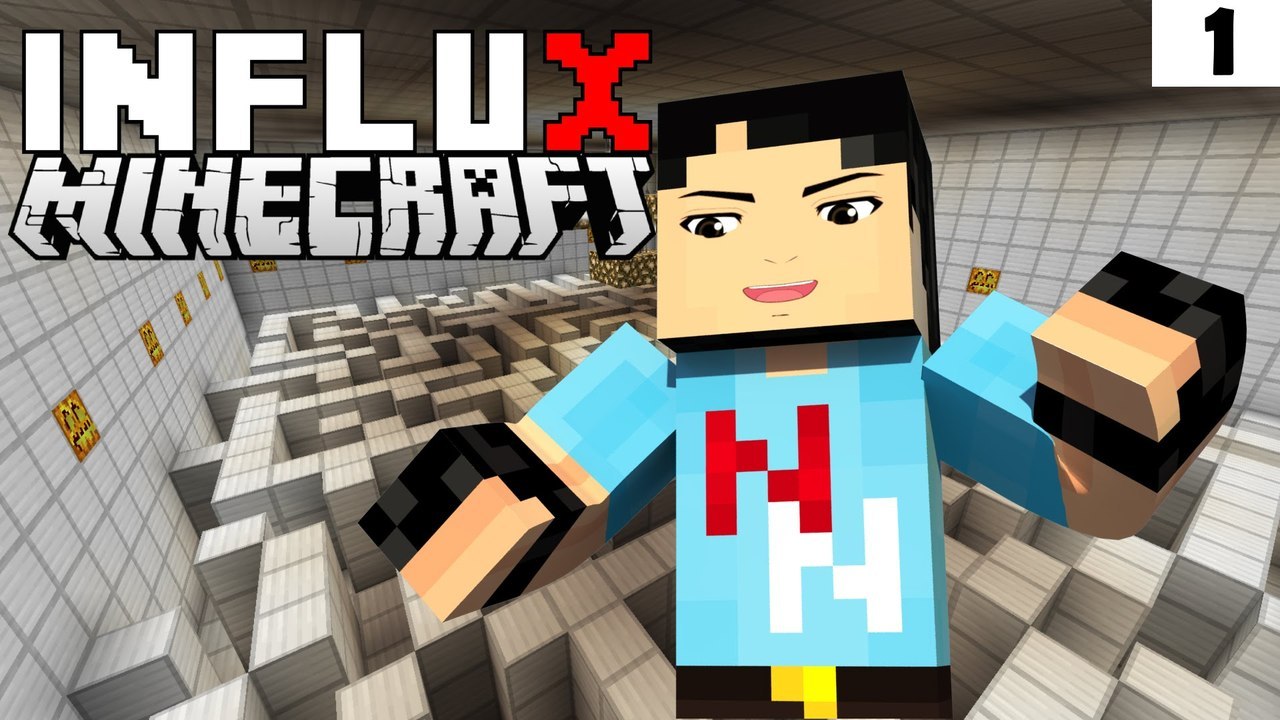 Minecraft 1.8.3 INFLUX Puzzle Map CTM NikNikamTV Ep 1
