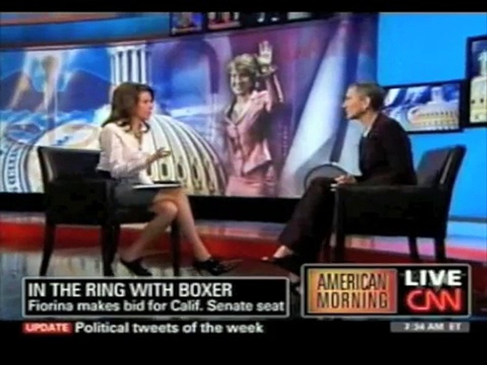 Carly Fiorina on CNN's American Morning