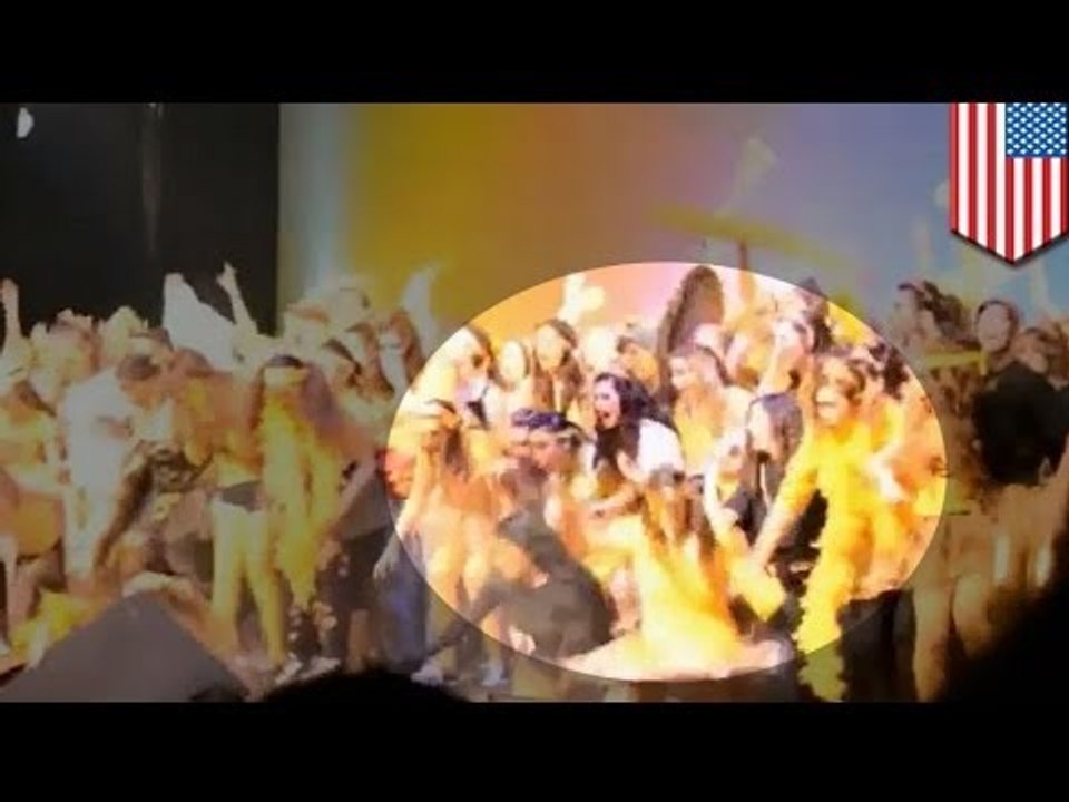 California high school stage collapses!