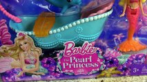 Mermaid Barbie The Pearl Princess Mini Doll Orange Dolphin Bathtub Toy Opening