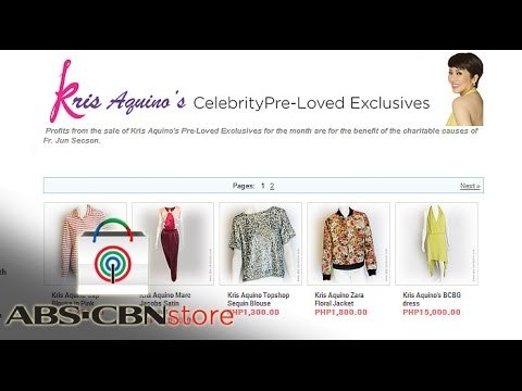 Kris Aquino Preloved items through ABS-CBN Store