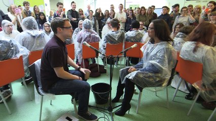 Leona Lewis plays Innuendo Bingo at the Radio 1 Academy