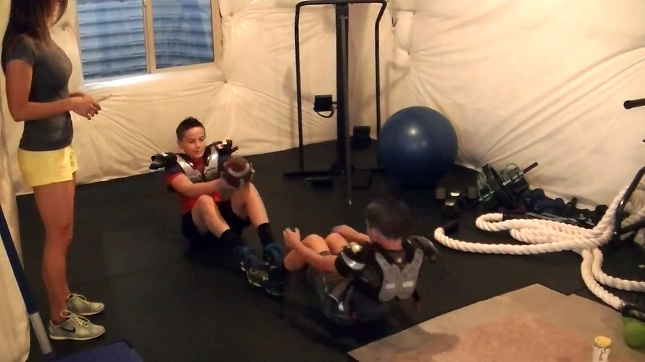 Kid Football Workout!