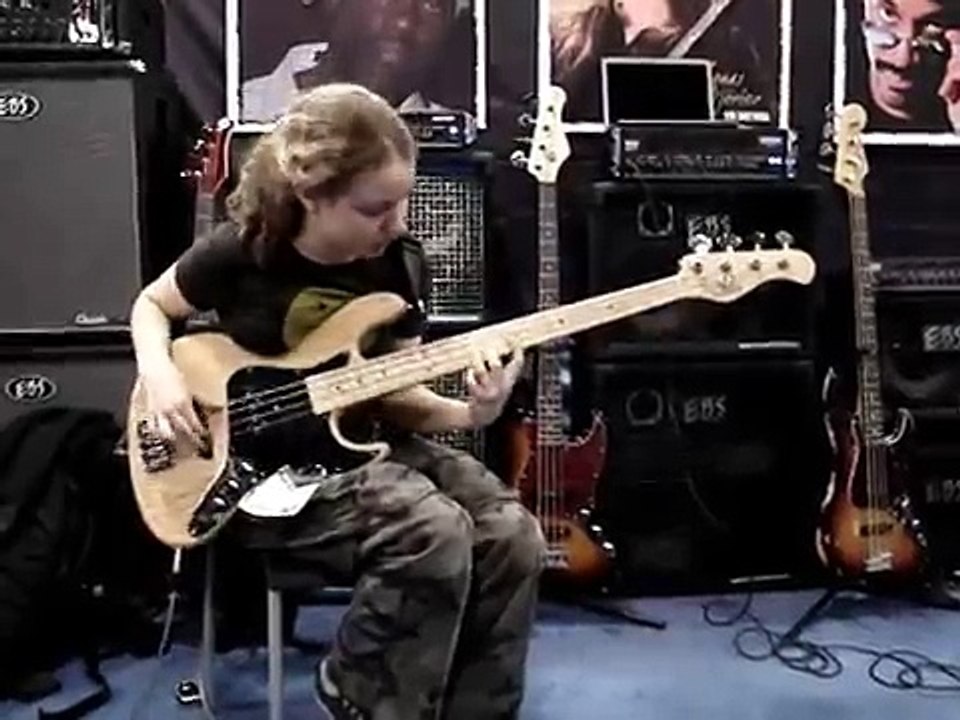 marcus miller & tal wilkenfeld jamming @ NAMM 2007