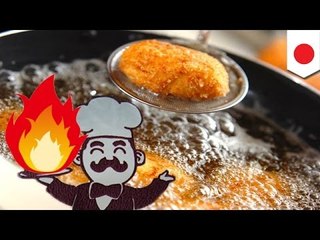 商店街のコロッケ店火災で騒然