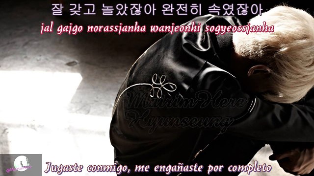 Jang Hyunseung - I Love You (사랑한다고) [Rom + Hangul + Sub español]