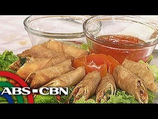 Chicken Lumpia for kids