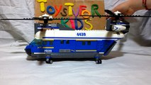 Very Big Lego City Police Helicopter  with two Lego Pilots Hubschrauber,헬리콥터