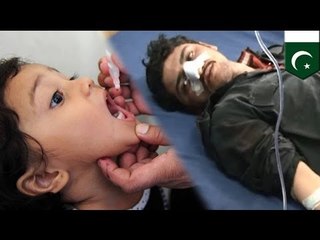 Скачать видео: Convoy attack: 13 dead, including child, in Pakistan anti-polio workers attack