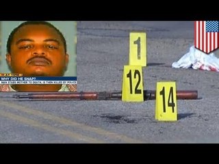 Man shot dead by police in Cincinnati after stabbing mother to death