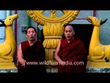 Tibetan monks throat-singing - Specialized form of chanting