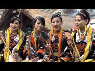 All FOUR Tetseo Sisters sing O Rhosi live at Hornbill Fest!