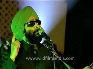 Rabbi Shergill - king of Punjabi & Rock fusion sings 'Tere bin' live!