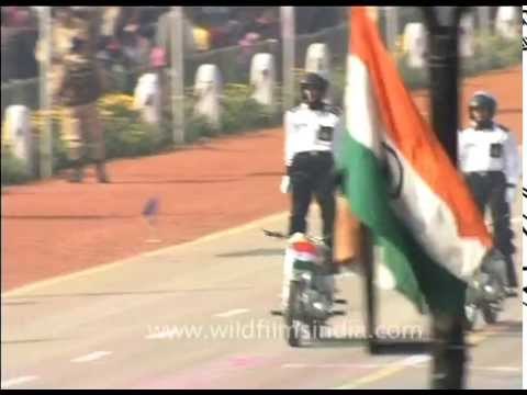 Daredevils: Extreme Motorcycle stunts by Indian Jawans on Republic Day