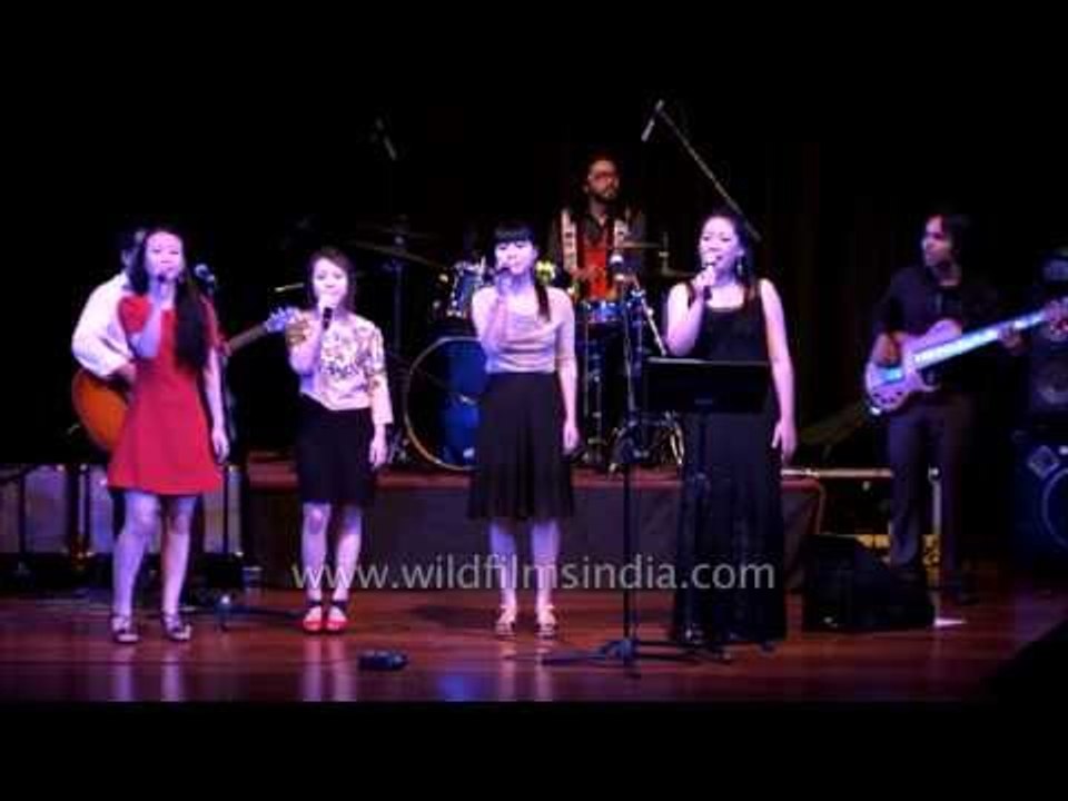 Ao Naga Choir sing Landslide (Stevie Nicks) at Rashtrapati Bhavan