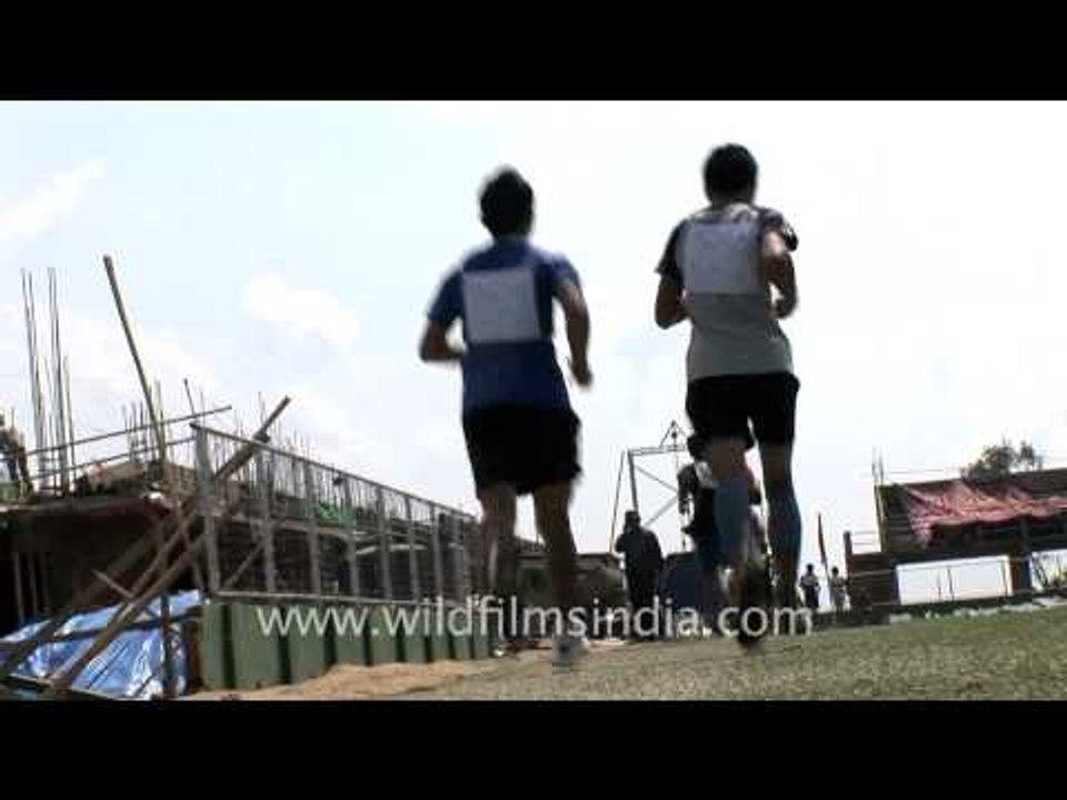 Indian Army recruitment run in Aizawl