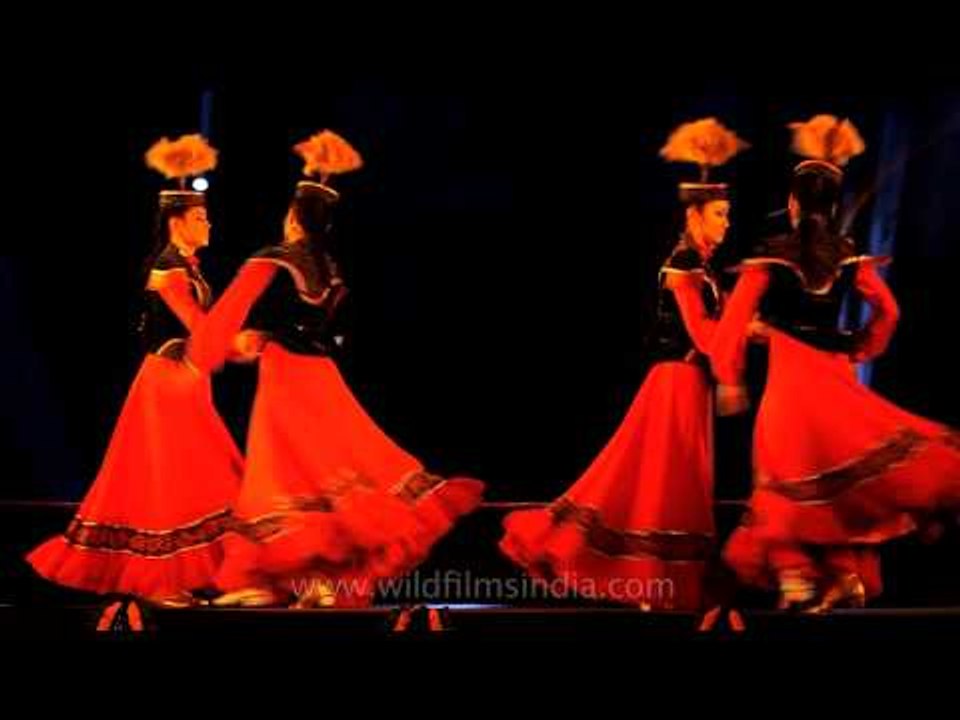 Gakku, a folk dance troupe of Kazakhstan performs in Delhi