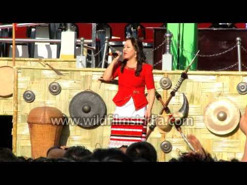 Mizo singer Lalrindiki Khiangte at Chapchar Kut 2014