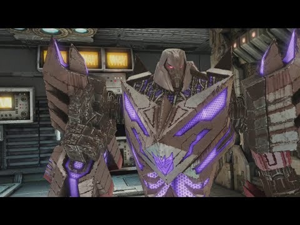 Transformers: Rise of the Dark Spark - Optimus Prime v Megatron Boss Battle HD